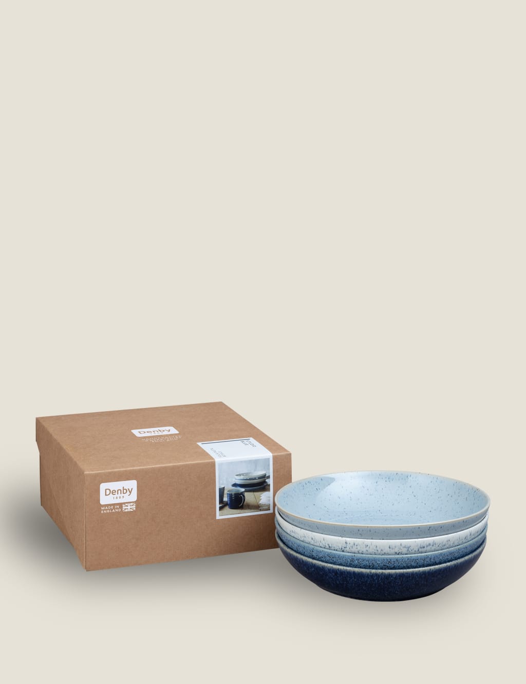 Set of 4 Studio Blue Pasta Bowls 2 of 7