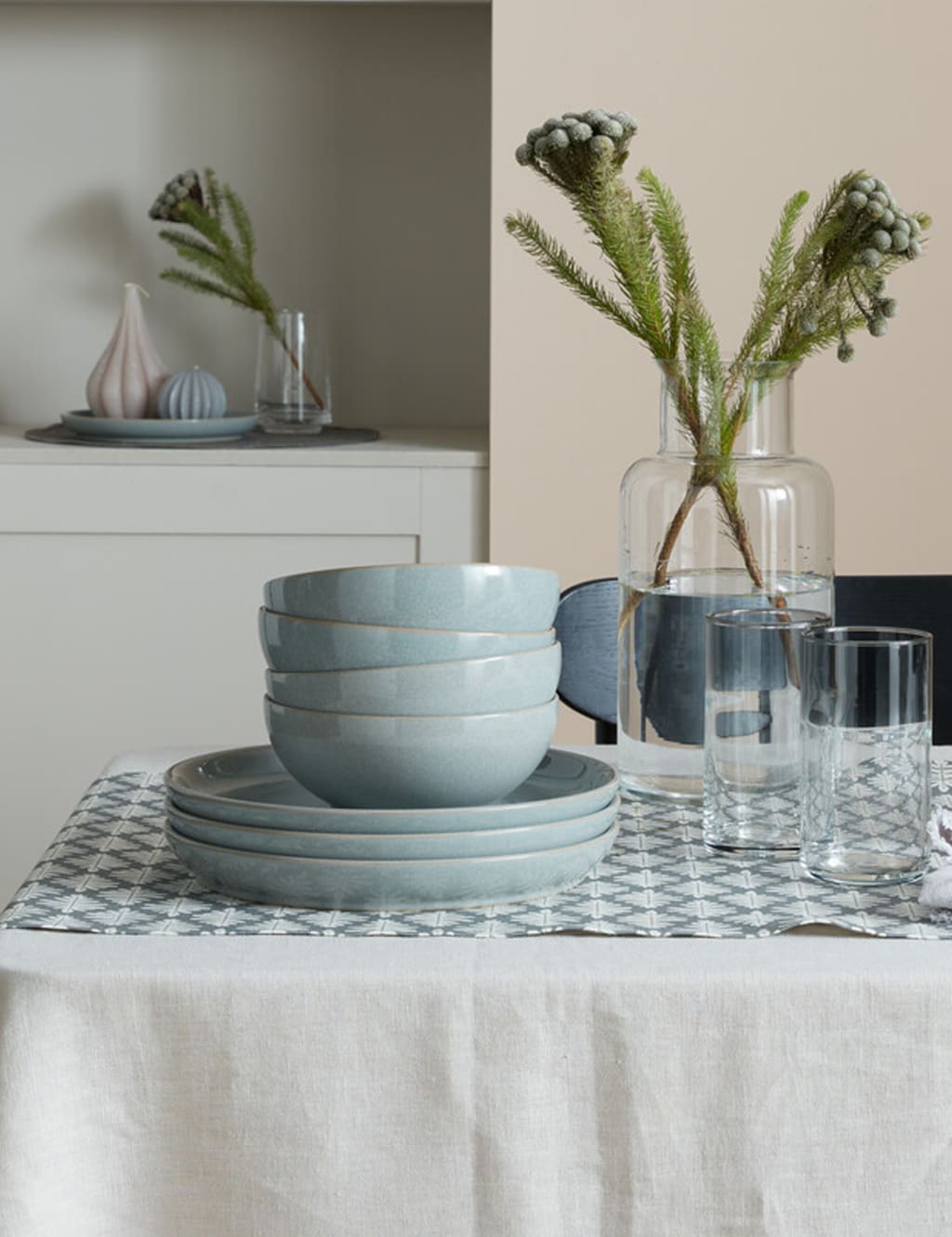 12 Piece Elements Coupe Dinner Set 4 of 6