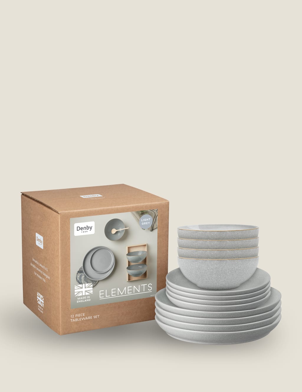 12 Piece Elements Coupe Dinner Set 2 of 6
