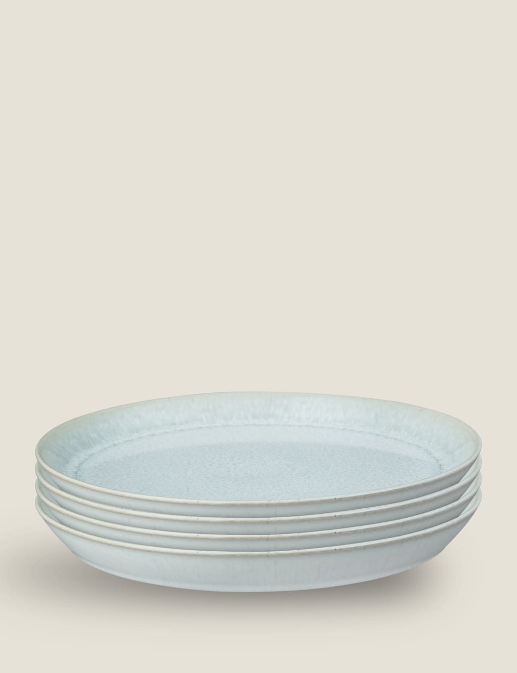 Set of 4 Kiln Green Dinner Plates 3 of 5