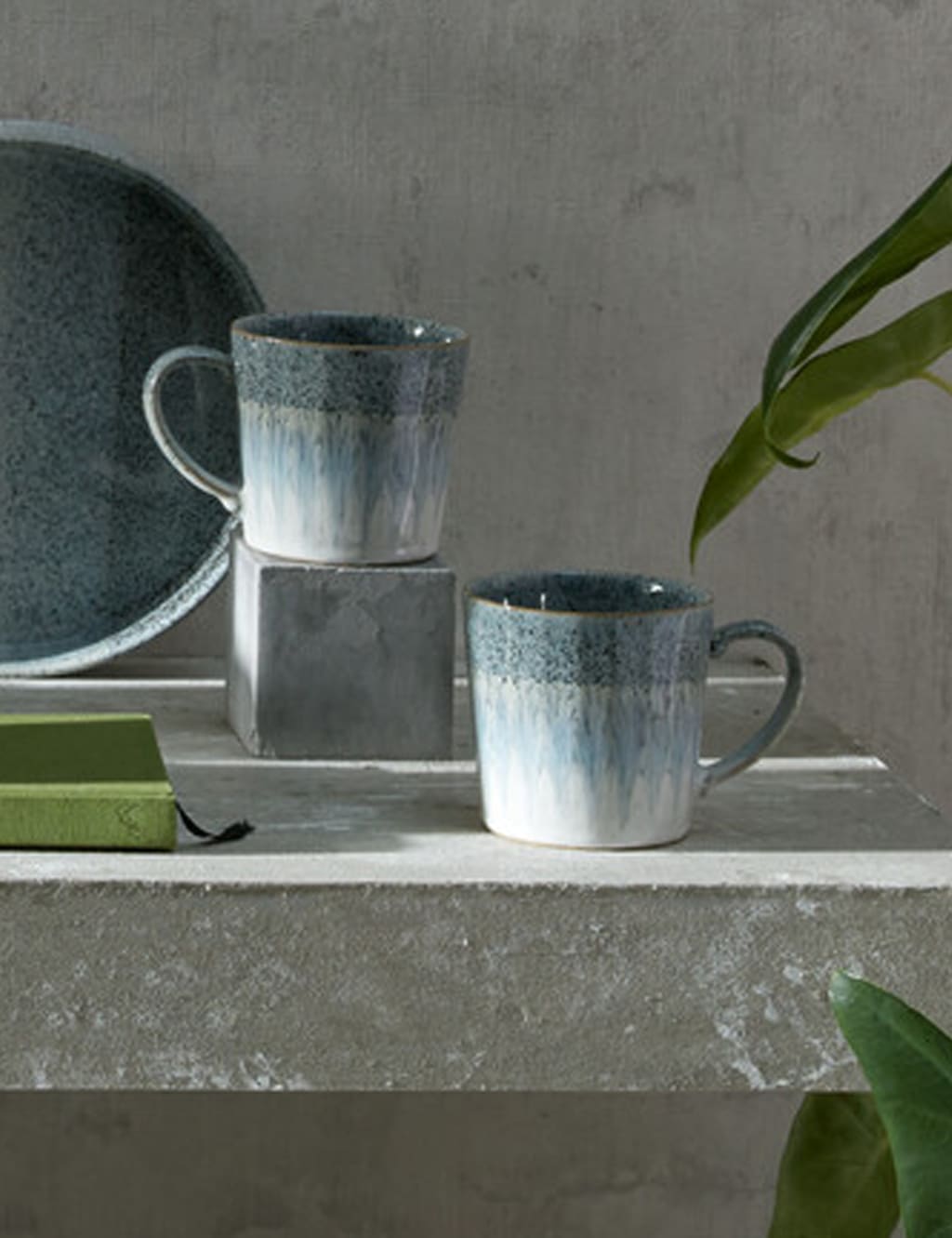 Set of 2 Studio Grey Accent Mugs 1 of 6