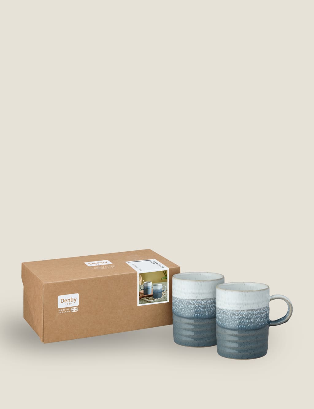 Set of 2 Kiln Accents Slate Mugs 2 of 5