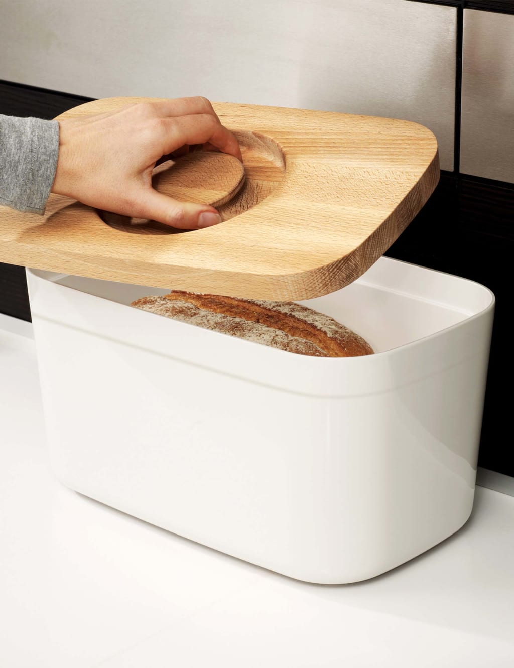 Bread Bin with Cutting Board Lid 4 of 5