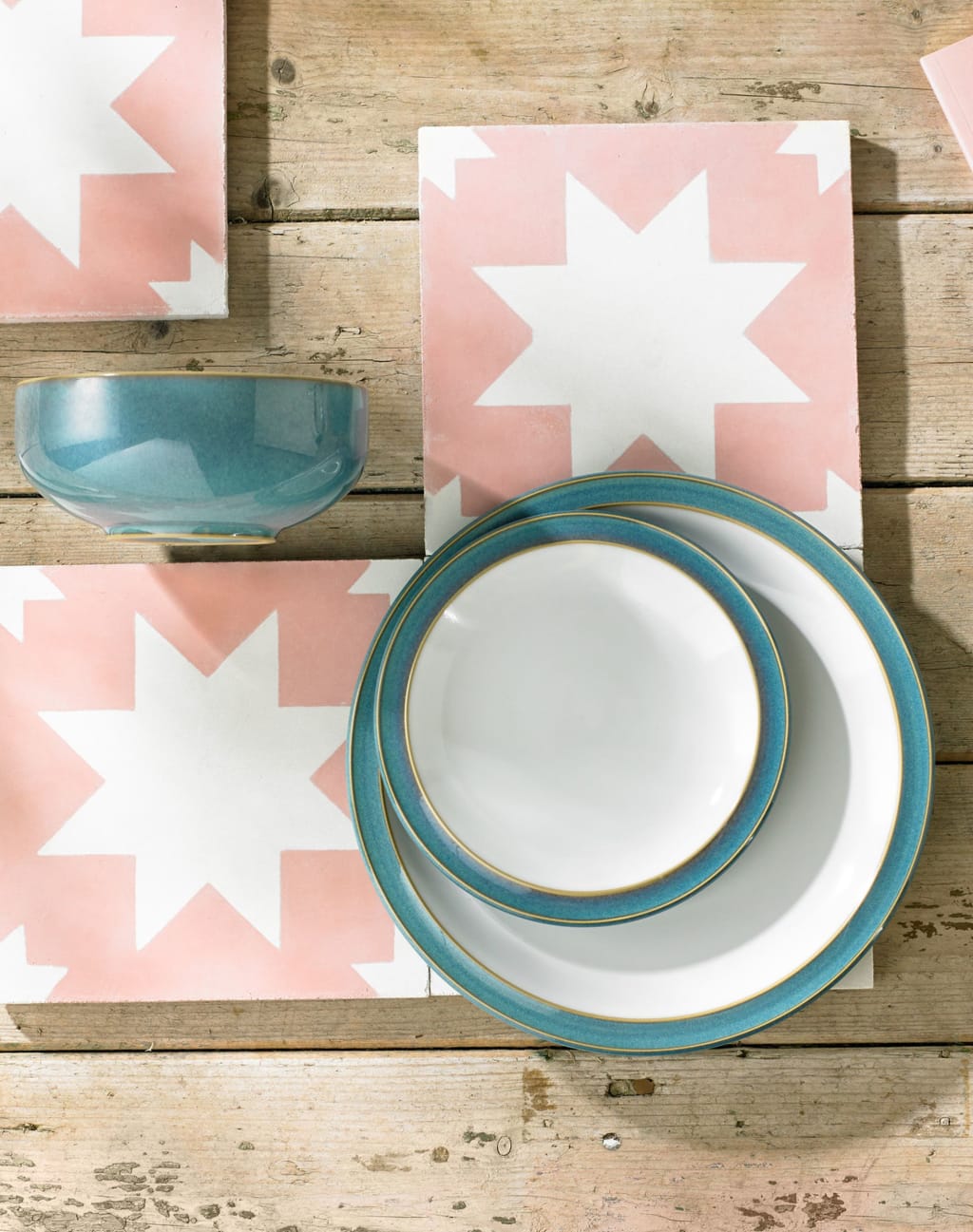 12 Piece Azure Dinner Set Denby M S