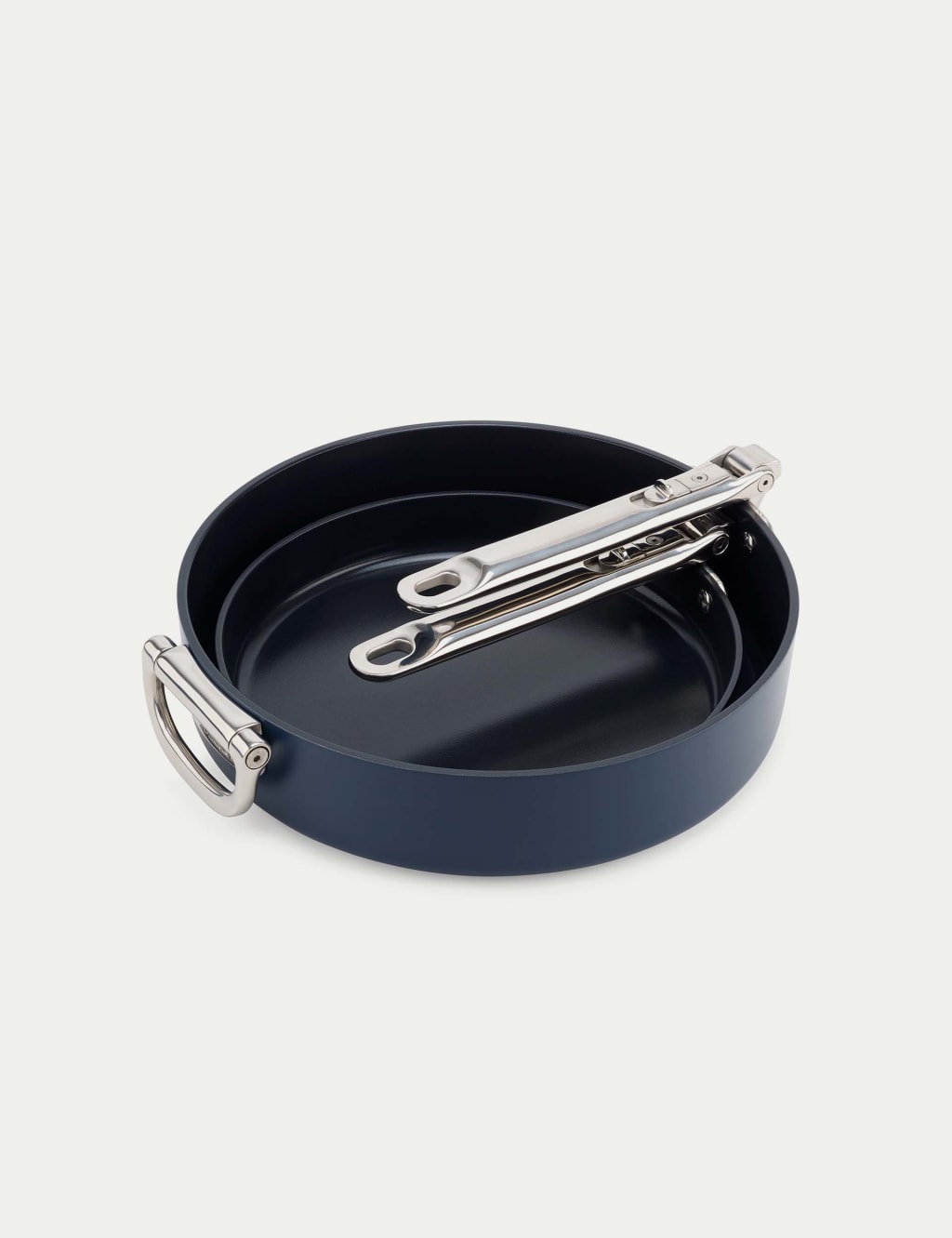 2pc Space Ceramic Non-Stick Frying Pan Set 5 of 8