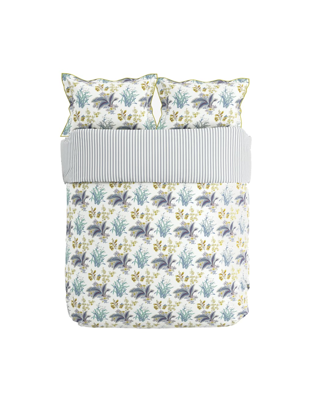 Pure Cotton Sateen Enys Garden Bedding Set 4 of 4