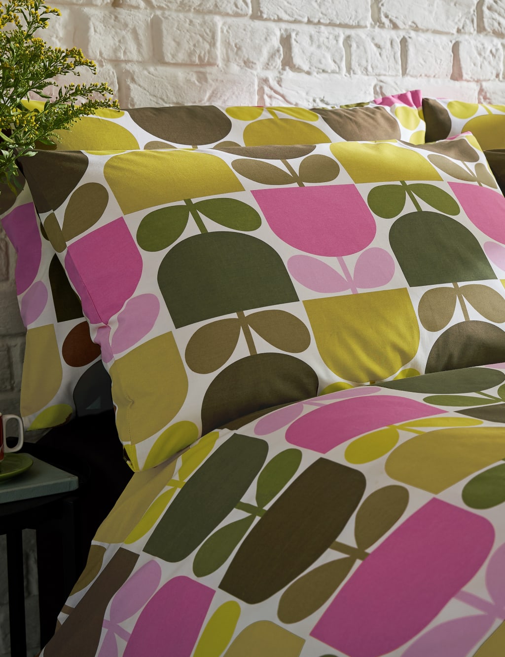 Pure Cotton Multi Block Stem Bedding Set 2 of 4