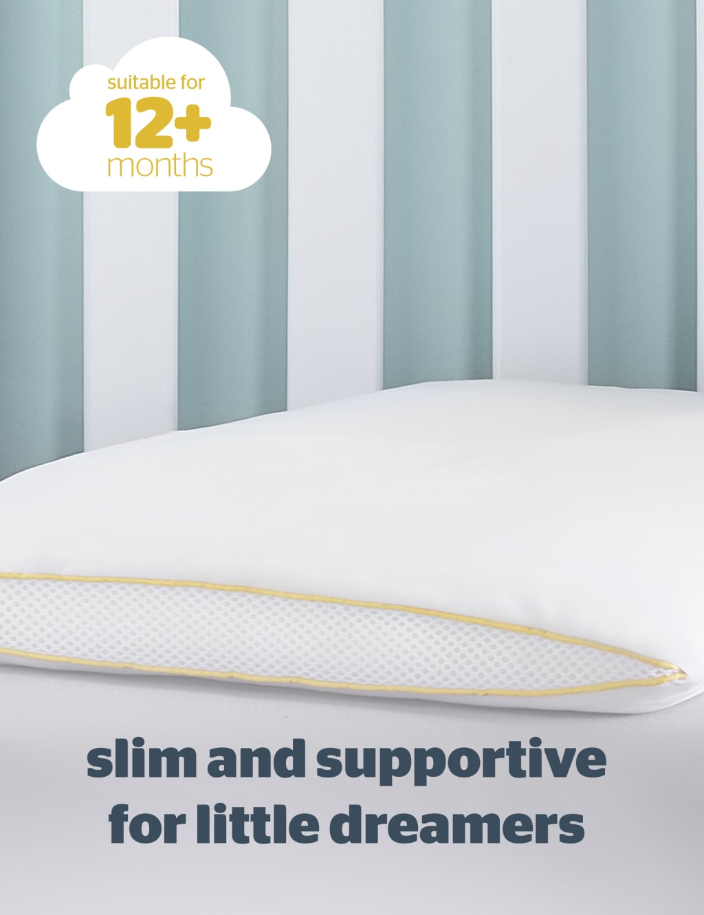 Safe Nights Cot Bed Pillow Silentnight M S