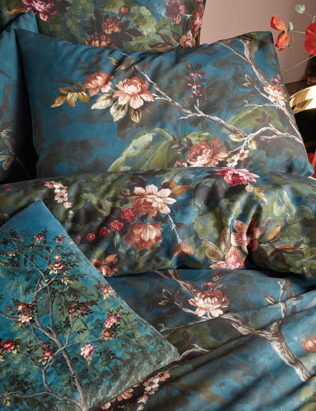 Pure Cotton Night Garden Bedding Set 3 of 8