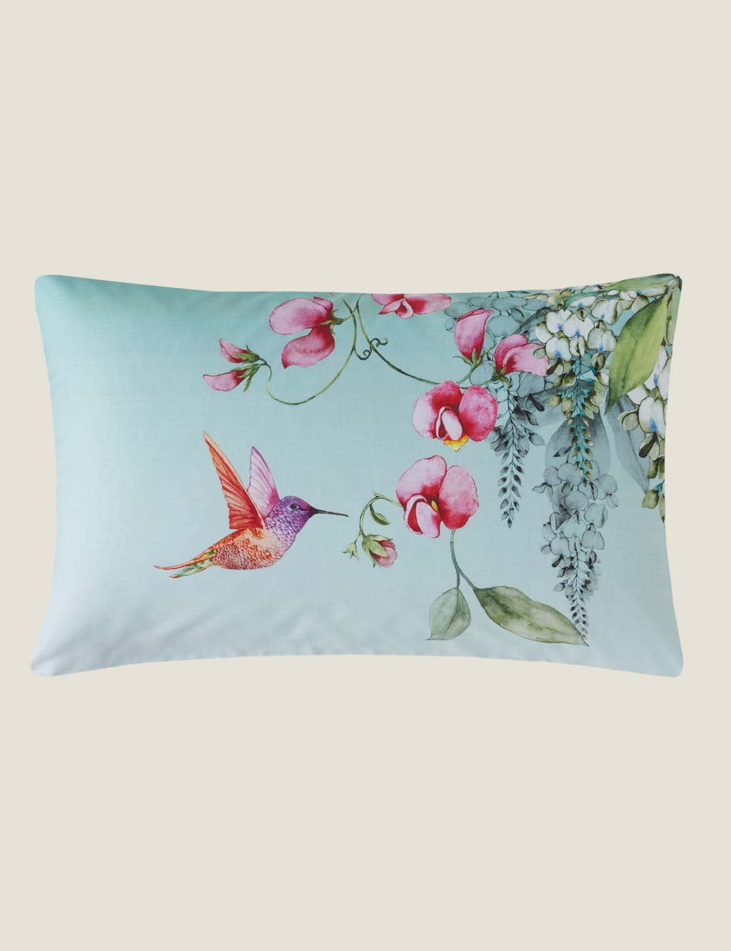 Pure Cotton Ethereal Floral Bedding Set 7 of 7