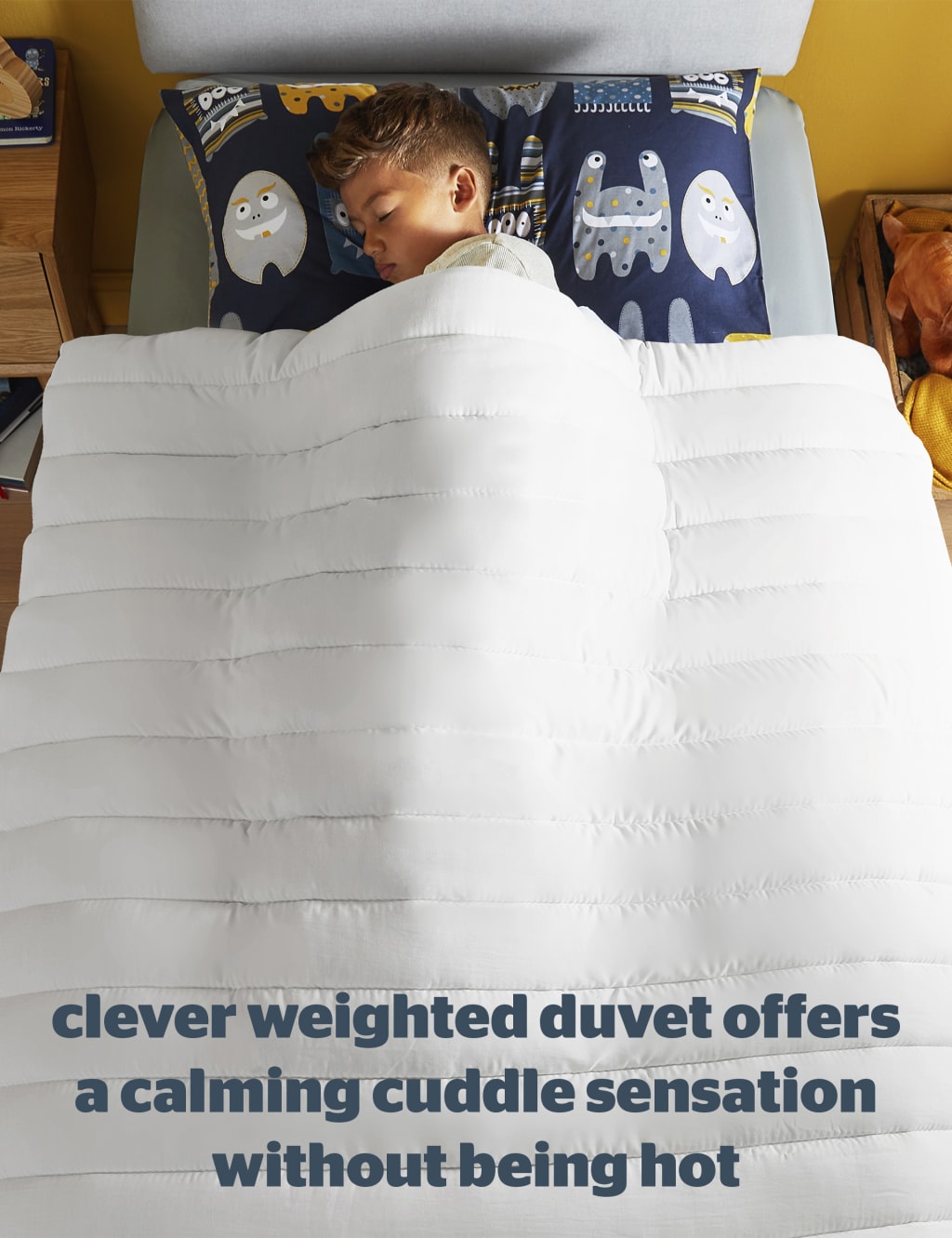 Calming comfort duvet cover top