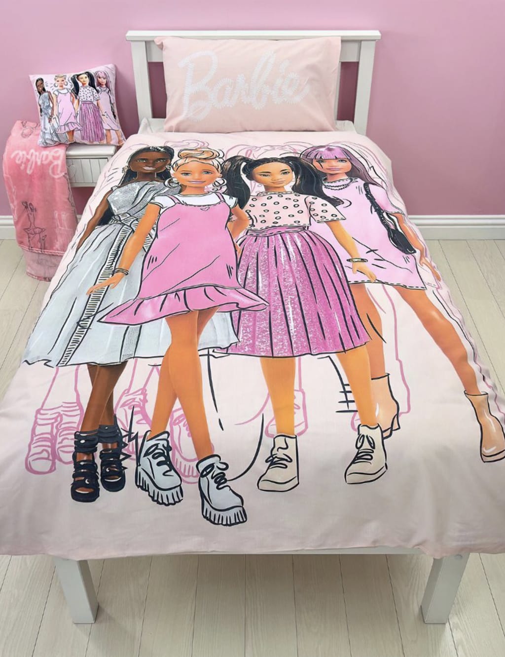 Barbie single bedding set new arrivals