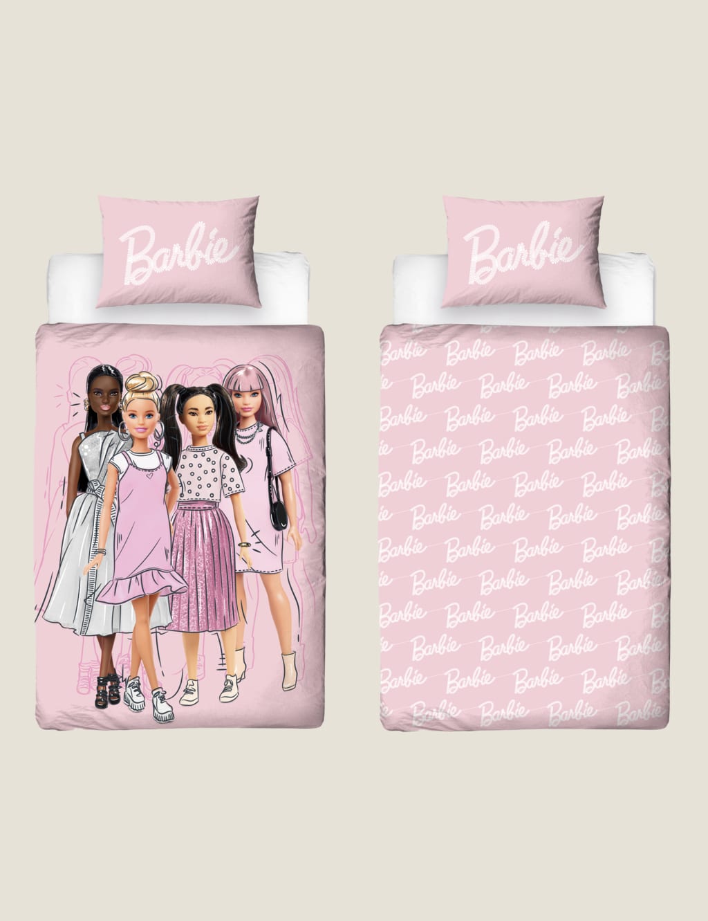 Barbie™ Figures Single Bedding Set 7 of 8