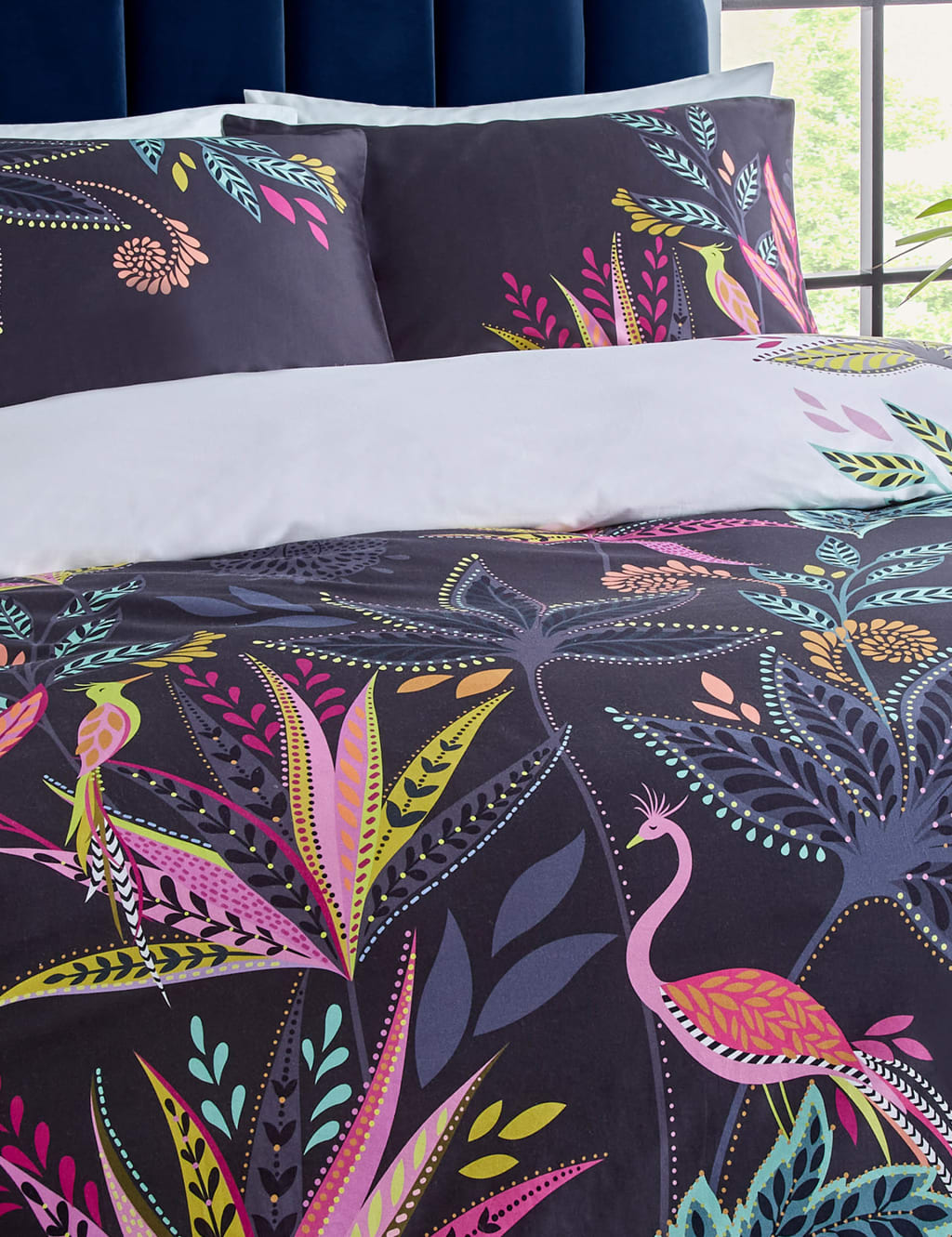 Pure Cotton Sateen Botanic Paradise Bedding Set 3 of 8