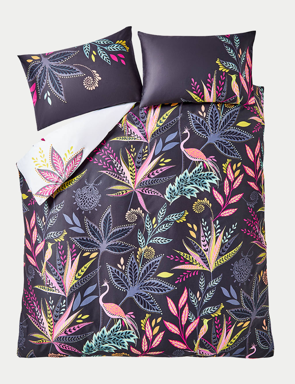 Pure Cotton Sateen Botanic Paradise Bedding Set 5 of 8