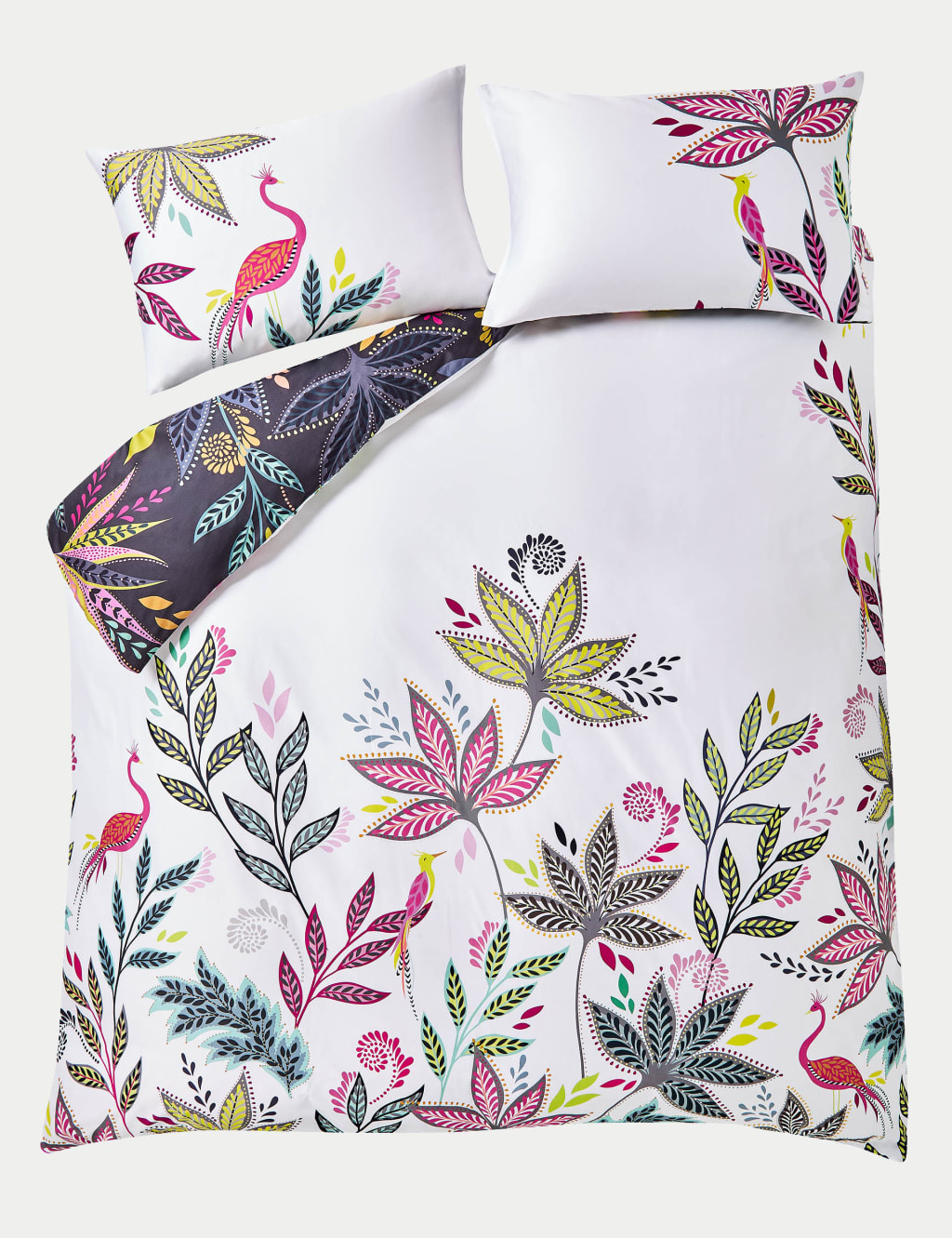 Pure Cotton Sateen Botanic Paradise Bedding Set 6 of 8