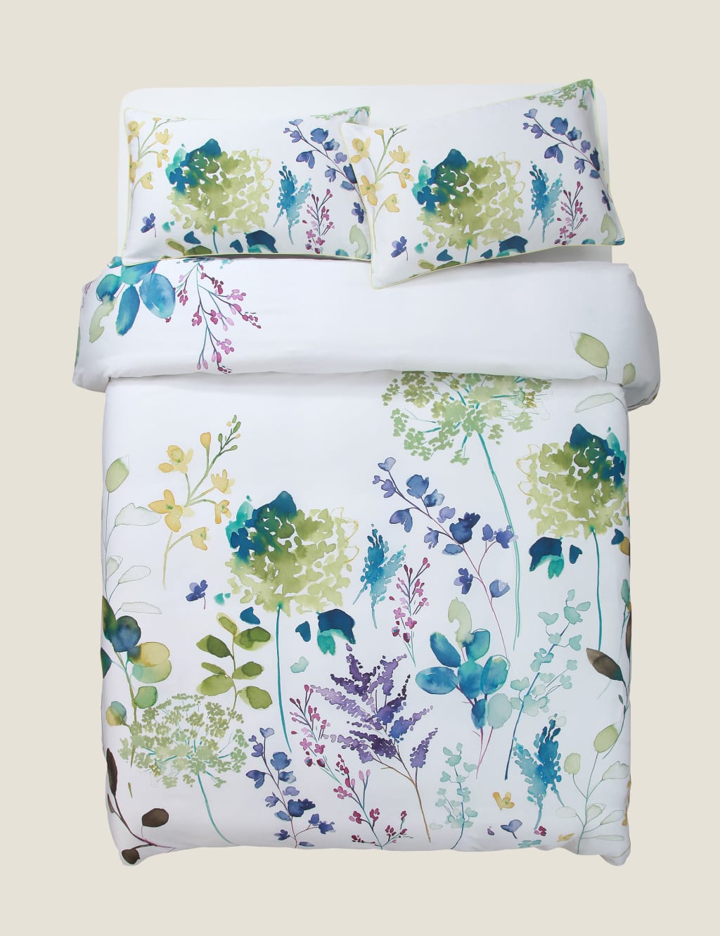 Pure Cotton Botanical Bedding Set 4 of 5