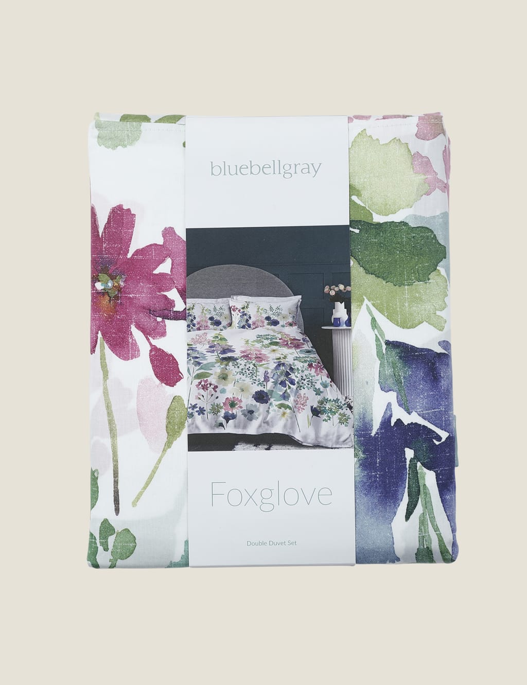 Pure Cotton Foxglove Bedding Set 5 of 5