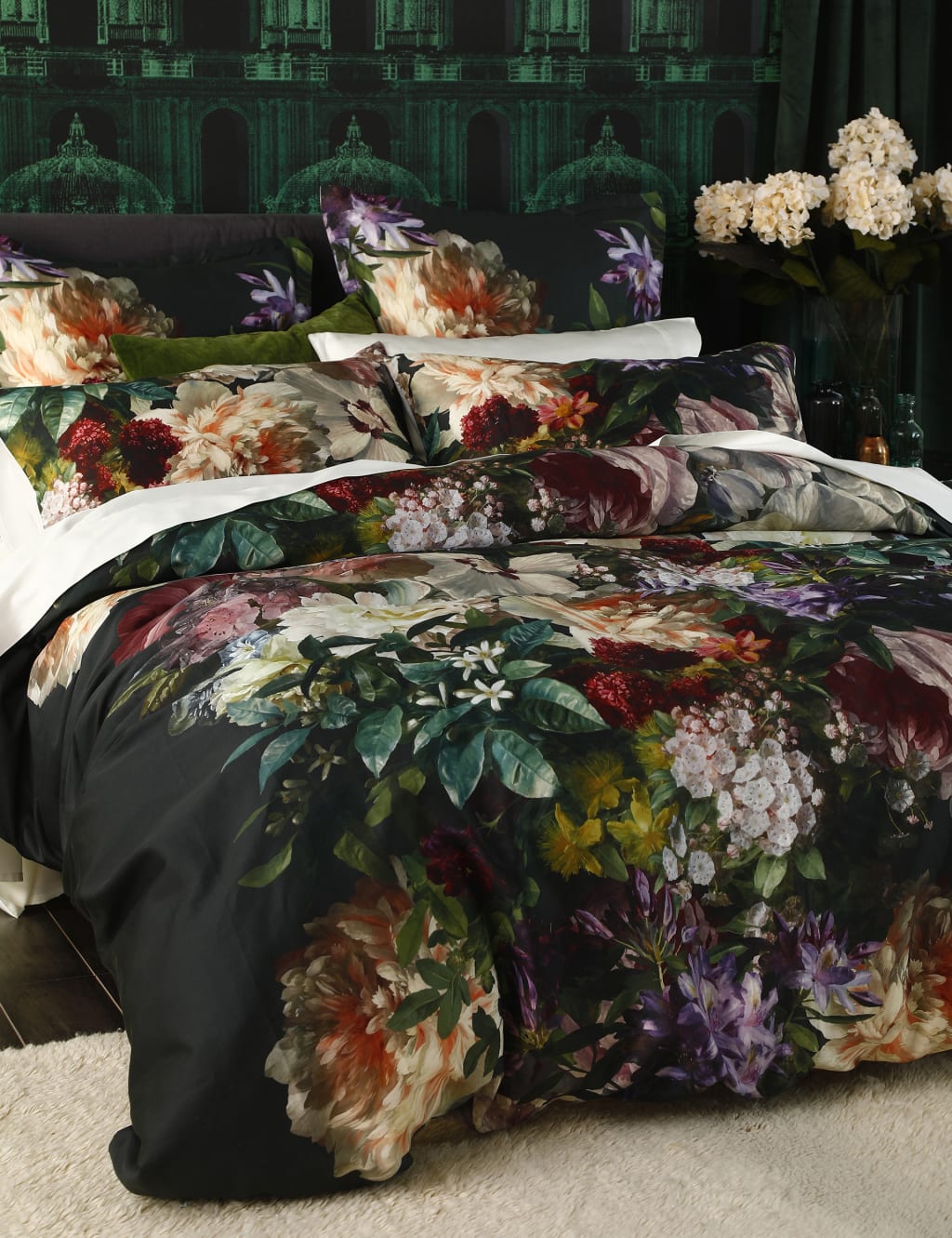 Pure Cotton Flori Bedding Set 2 of 5