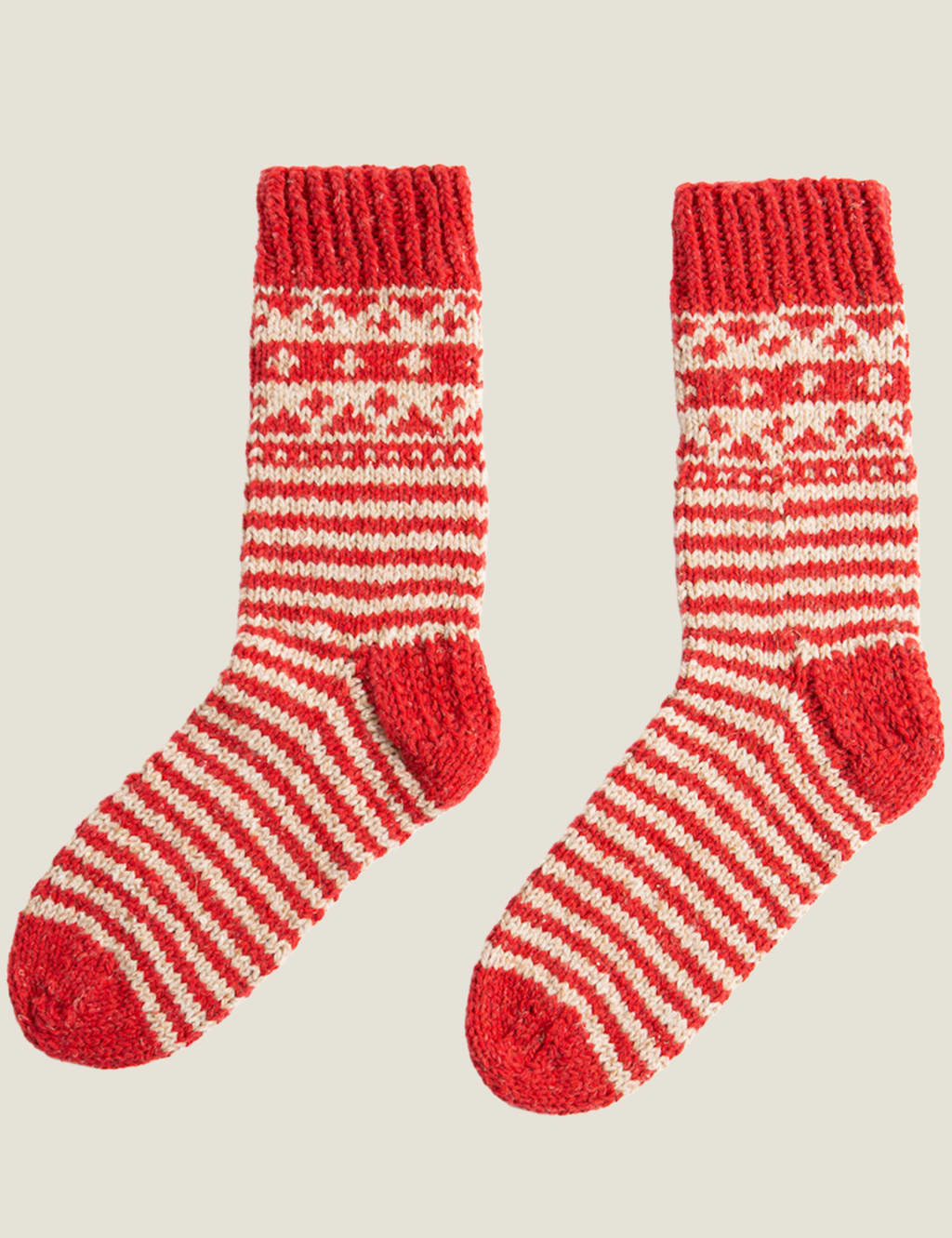 Fair Isle Socks Knitting Kit 3 of 4