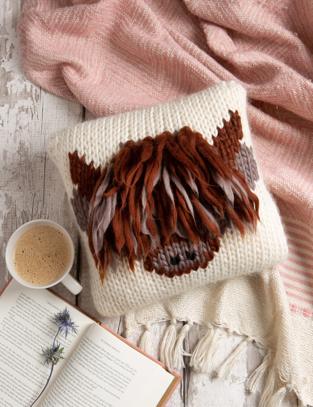 Cow Cushion Knitting Kit 1 of 4