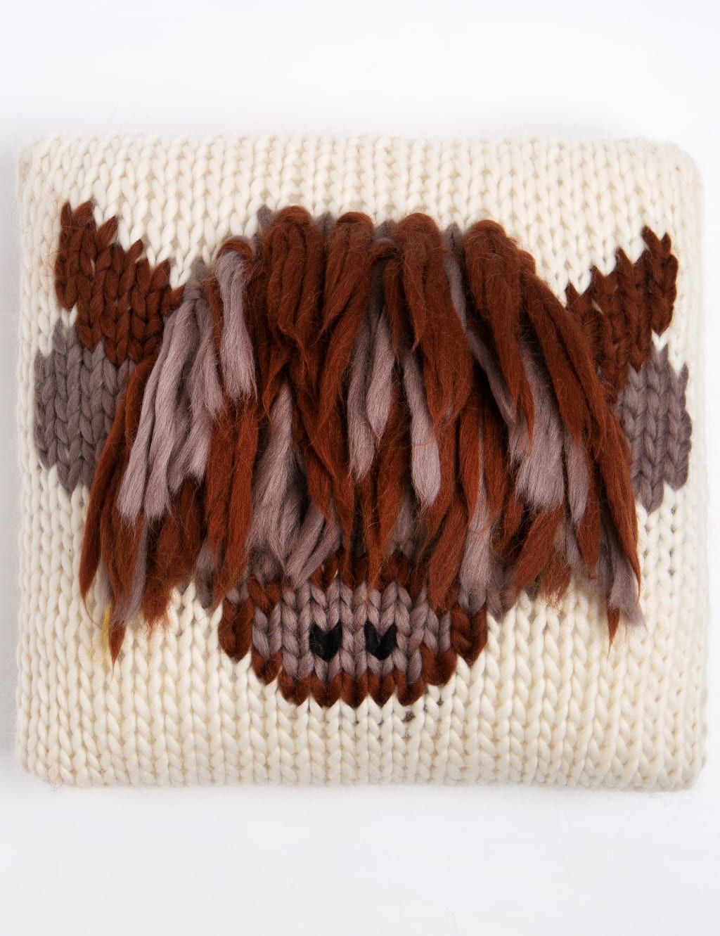 Cow Cushion Knitting Kit 2 of 4