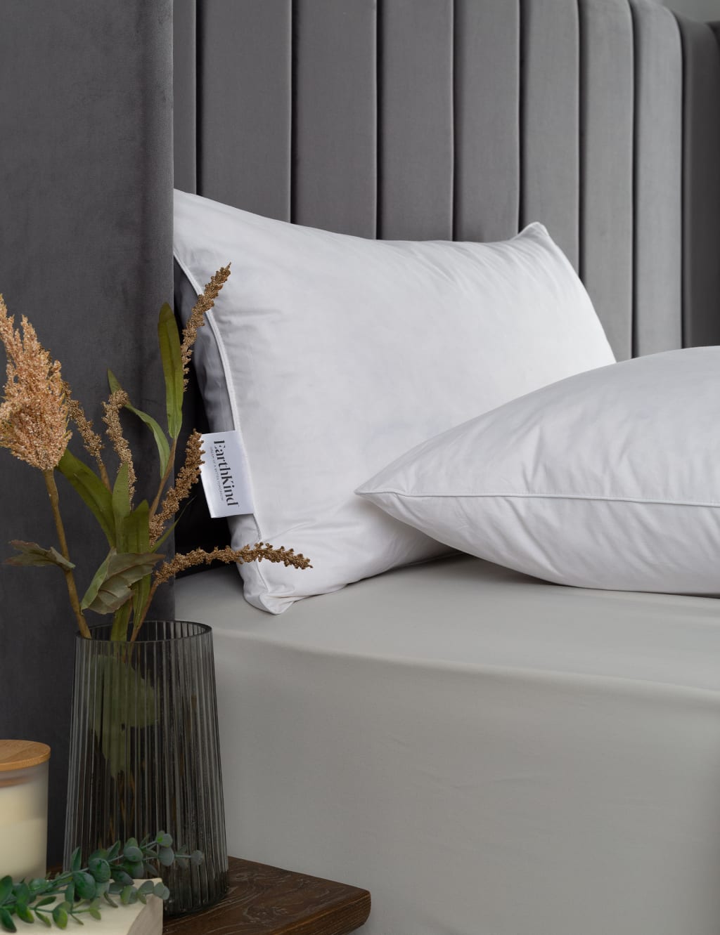 Recycled Feather Down Pillow Earthkind M S