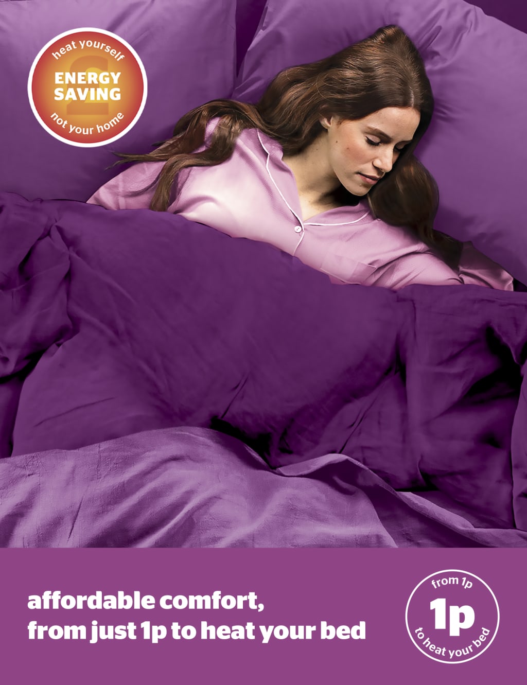 Comfort Control Teddy Fleece Heated Blanket