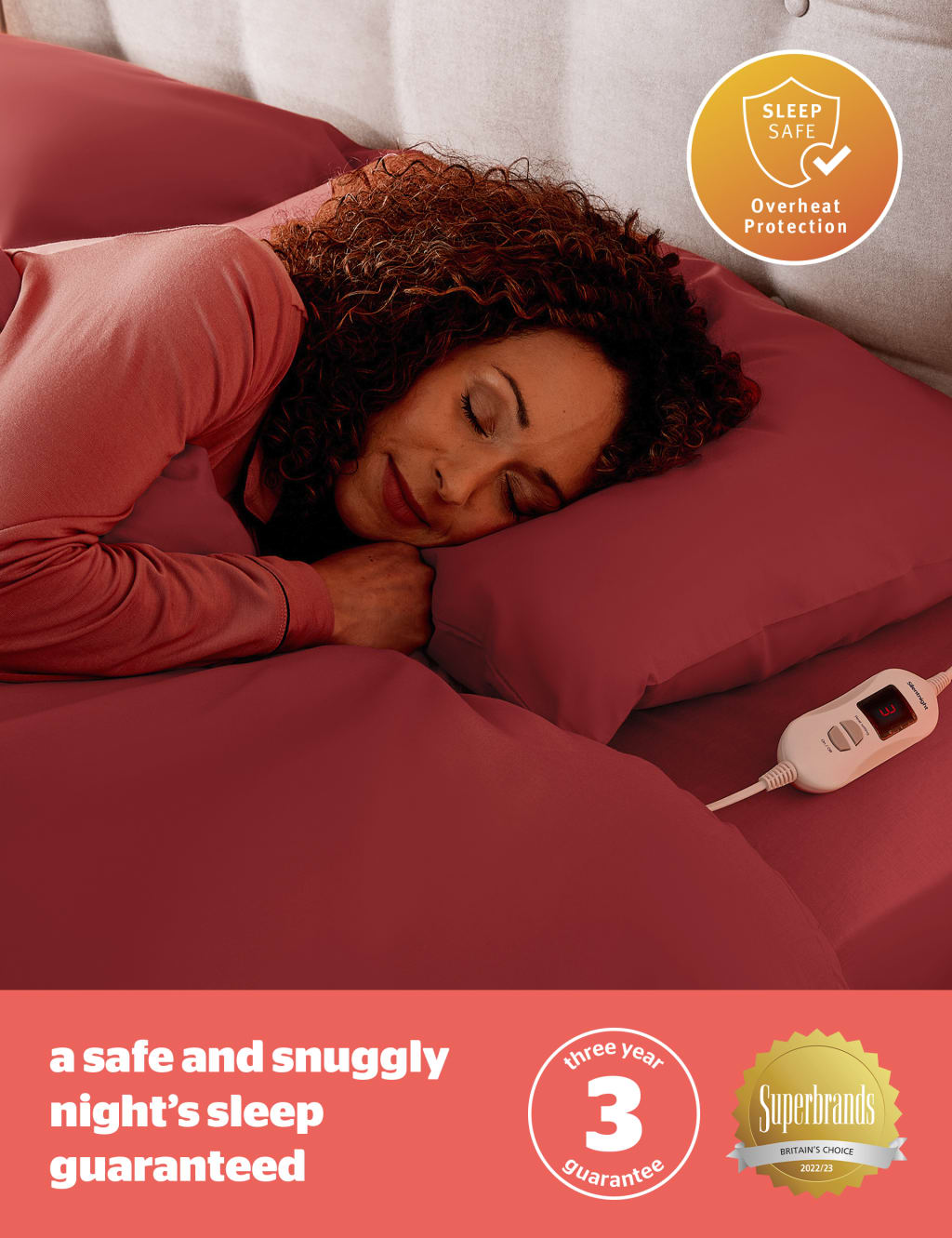 Queen fitted electric blanket sale