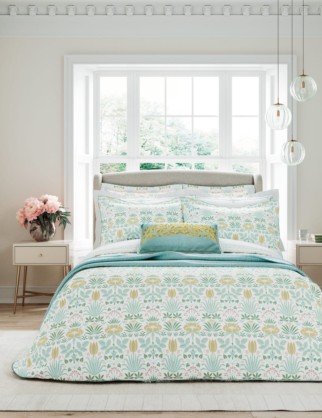 Pure Cotton Voysey Anslem Duvet Cover 1 of 2