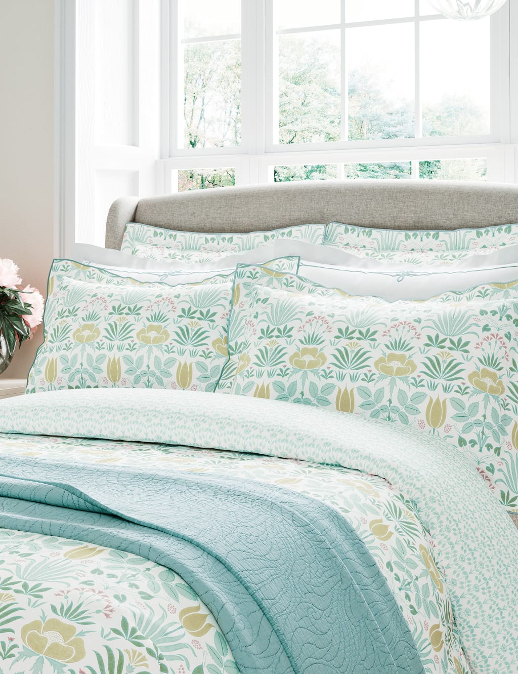 Pure Cotton Voysey Anslem Duvet Cover 2 of 2