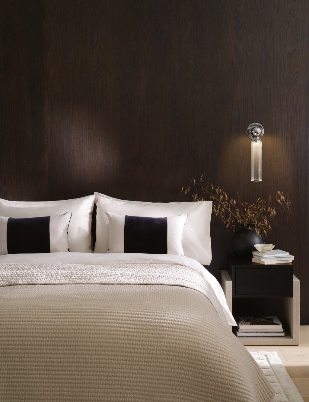 500 Thread Count Pure Cotton Sateen Bedding Set 4 of 4