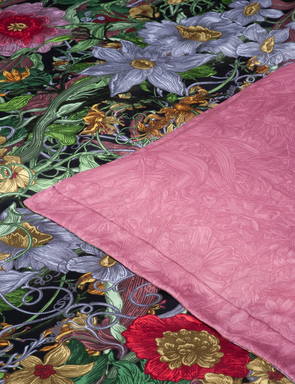 Pure Cotton Sateen Berkeley Blooms Bedding Set 5 of 9