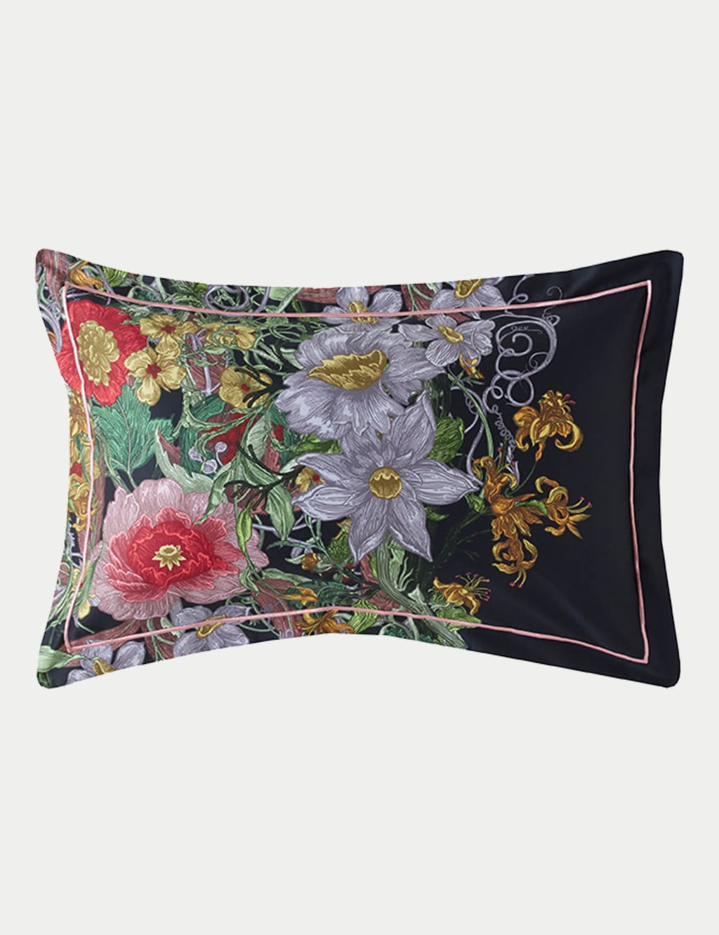Pure Cotton Sateen Berkeley Blooms Bedding Set 8 of 9