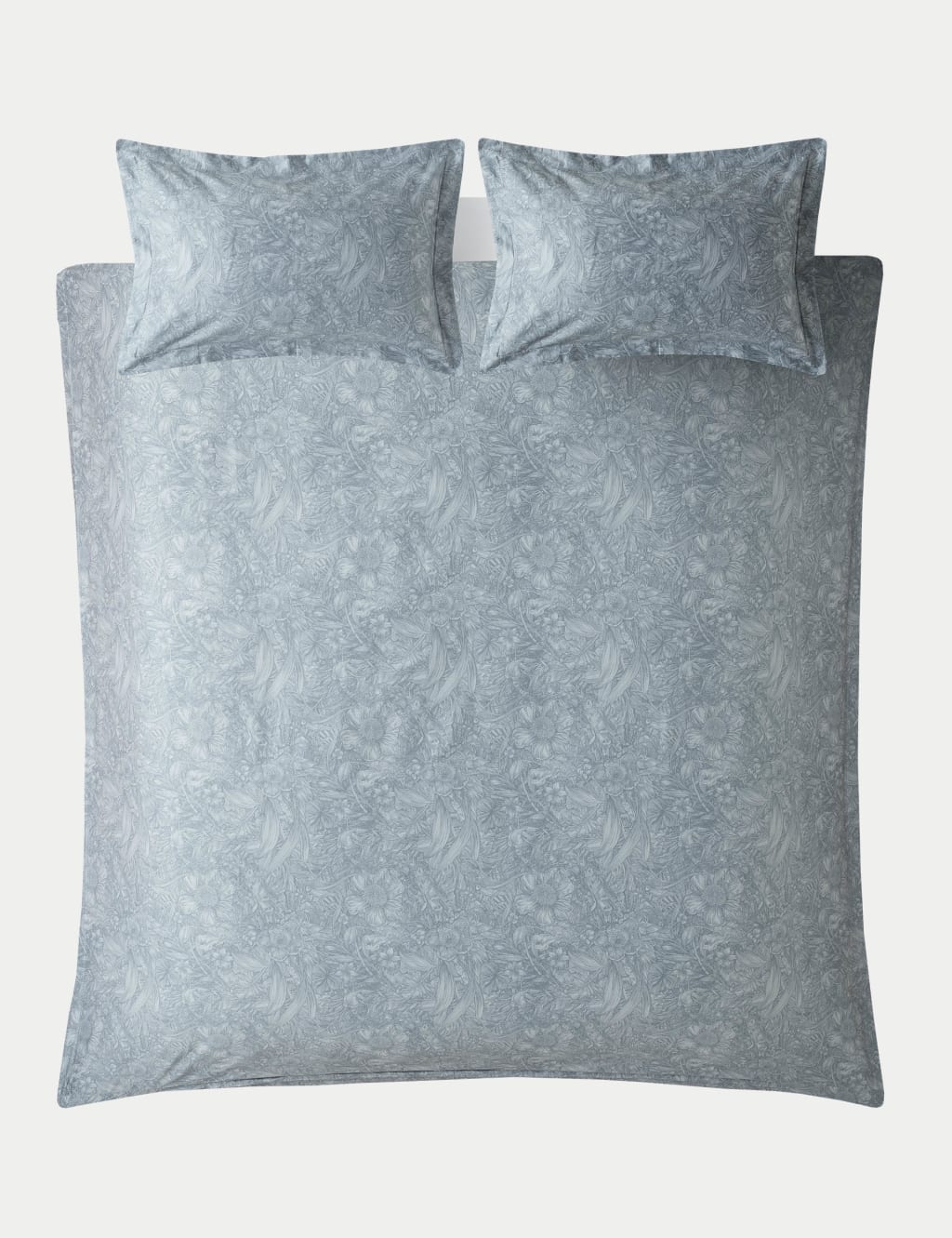 Pure Cotton Sateen Tendril Spill Bedding Set 6 of 9