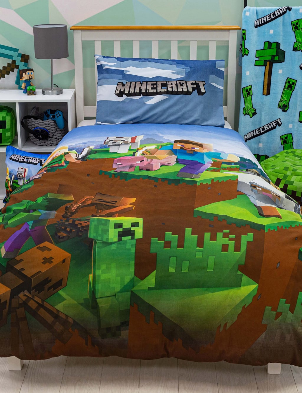 Minecraft Cotton Blend Bedding Set