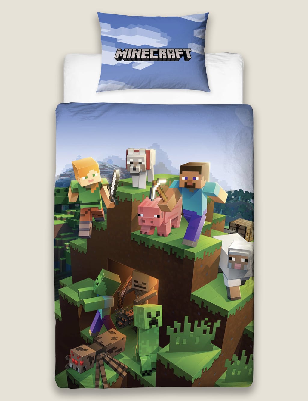 Minecraft™ Cotton Blend Bedding Set 2 of 10