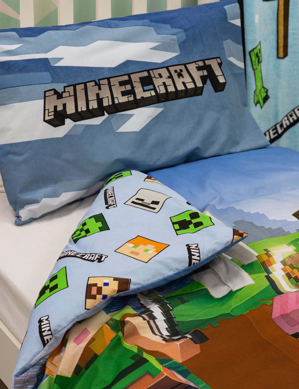 Cotton minecraft sheets sales