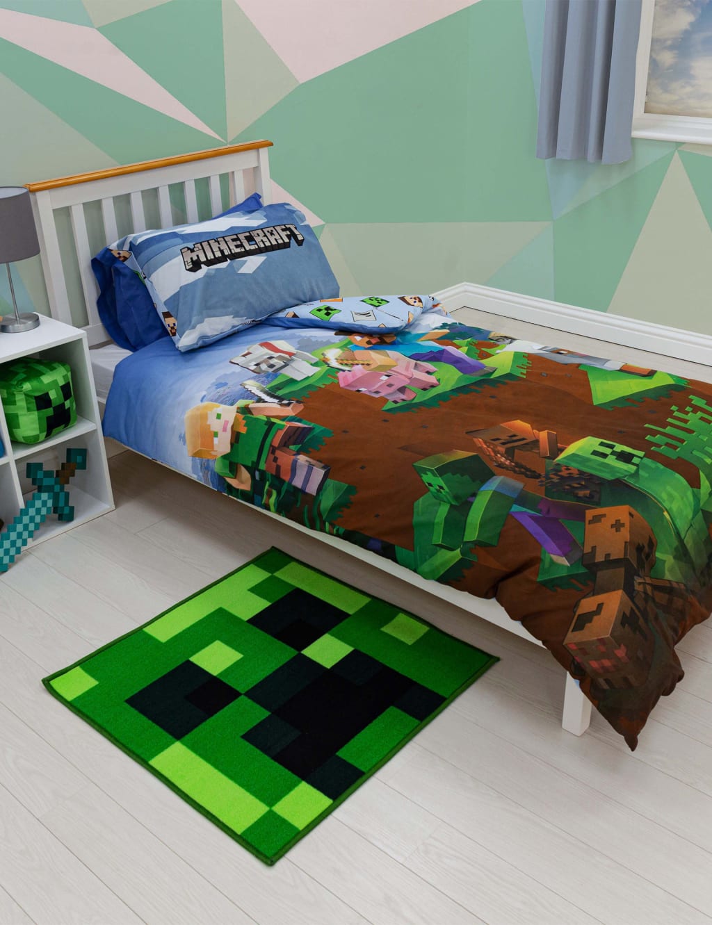 Minecraft Cotton Blend Bedding Set