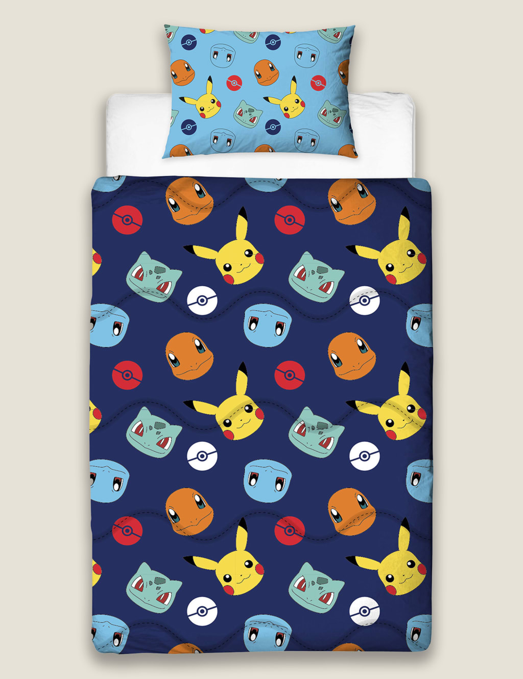 Pokemon™ Single Coverless Duvet Set 2 of 6
