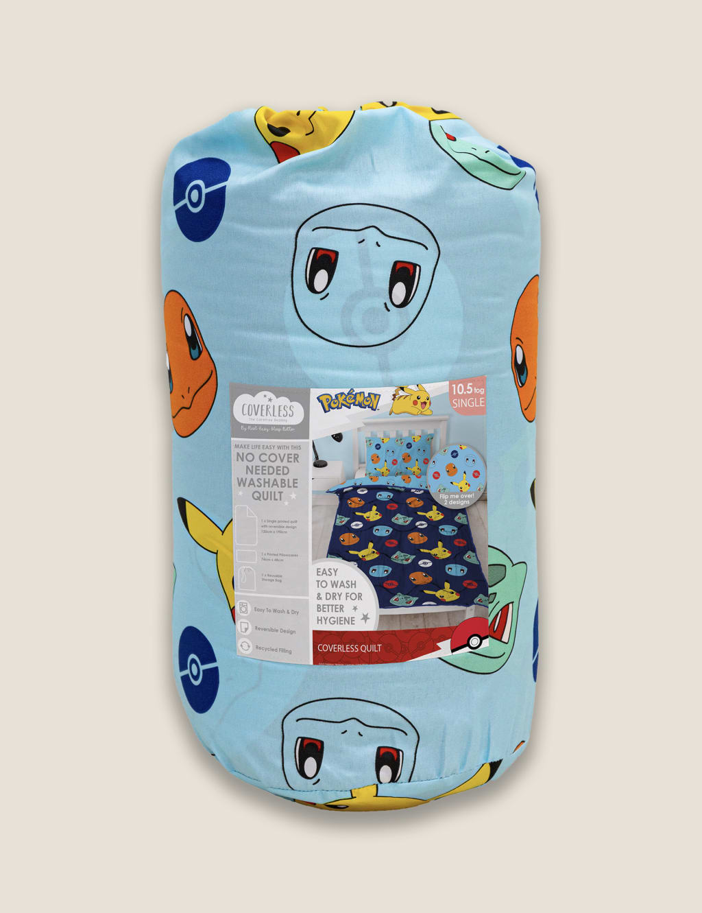 Pokemon™ Single Coverless Duvet Set 4 of 6