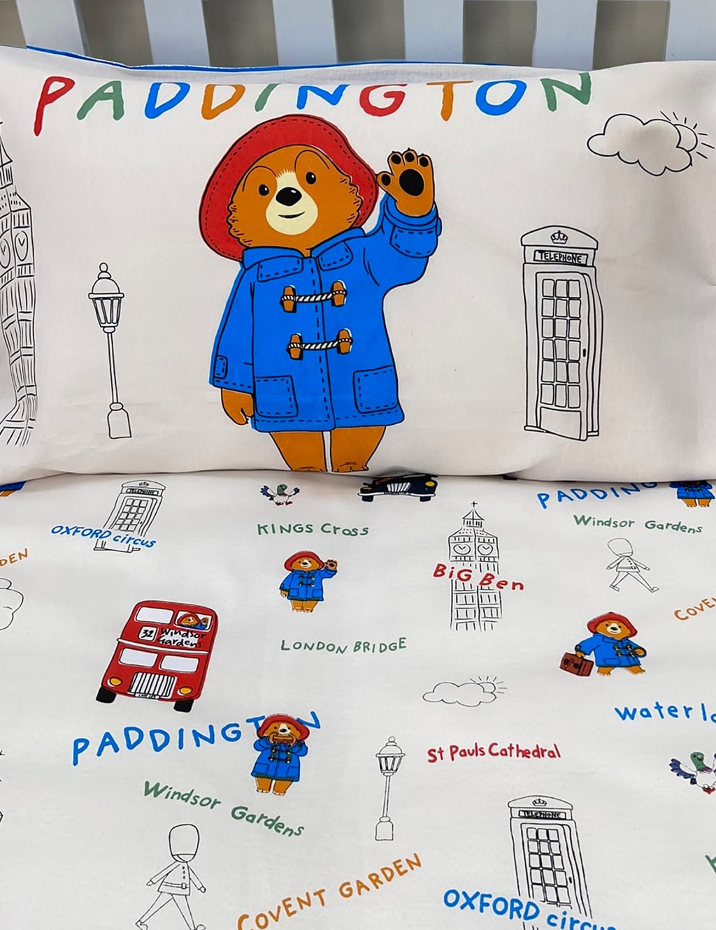 Paddington bear cot bed bedding outlet
