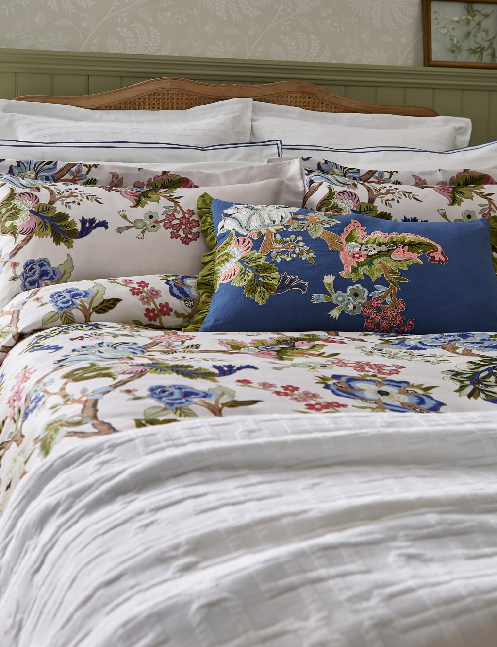 Pure Cotton Sateen Fussang Tree Duvet Cover 3 of 3