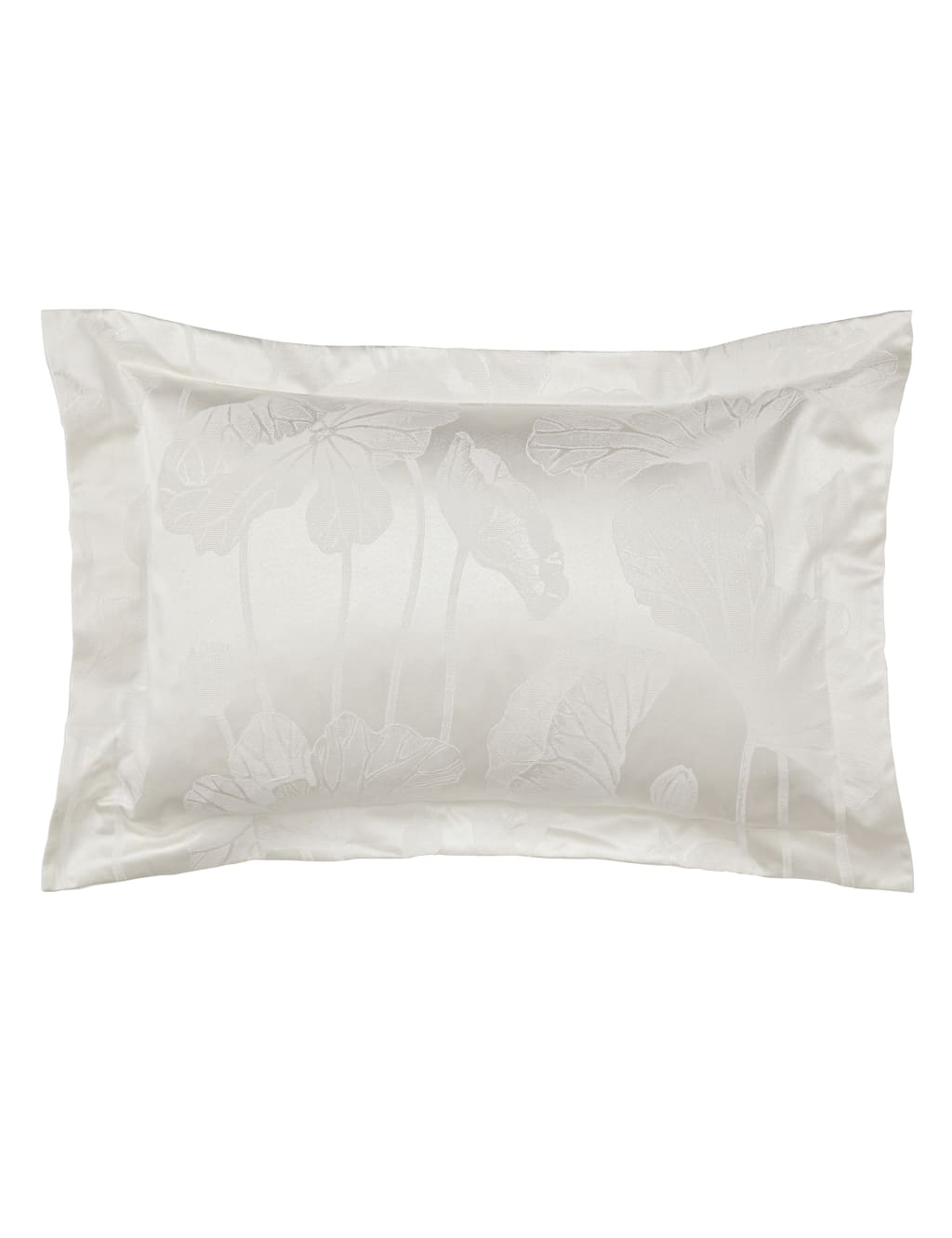 Cotton Rich Lotus Leaf Oxford Pillowcase 1 of 3