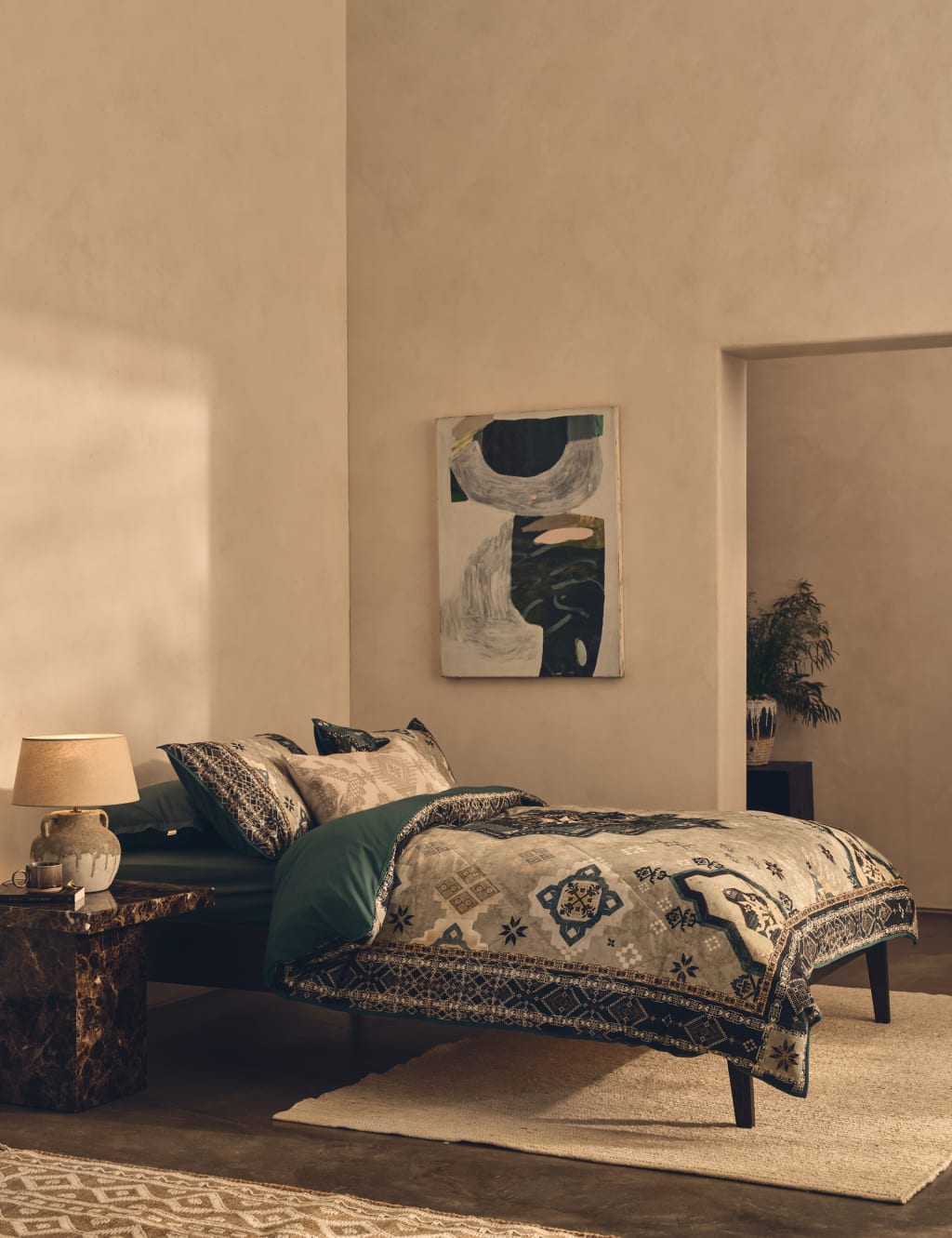Alta Pure Cotton Bedding Set 5 of 5