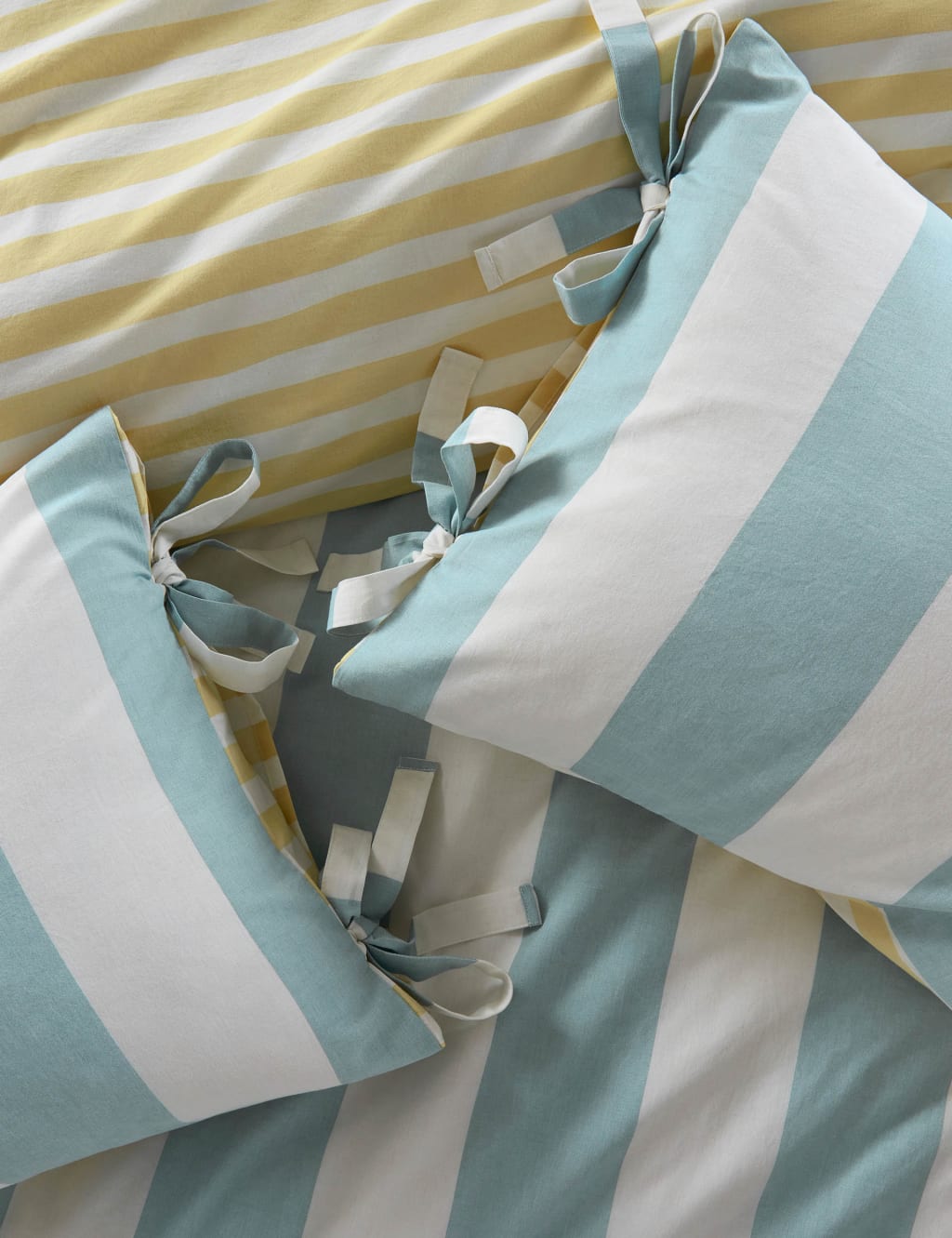 Pure Cotton Lille Stripe Bedding Set 3 of 6