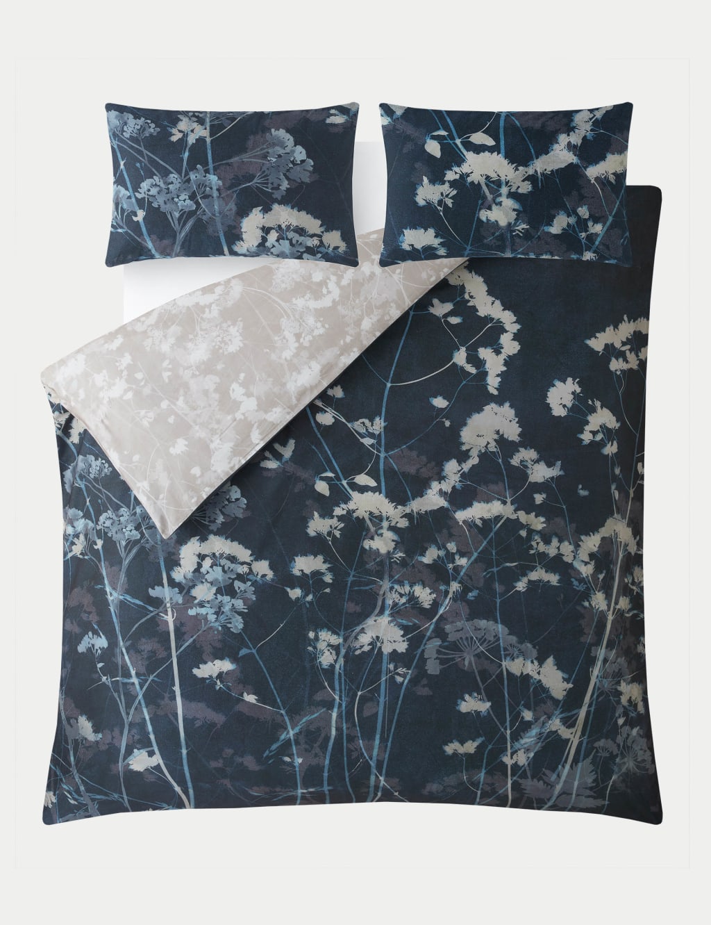 Pure Cotton Flower Press Bedding Set 5 of 8