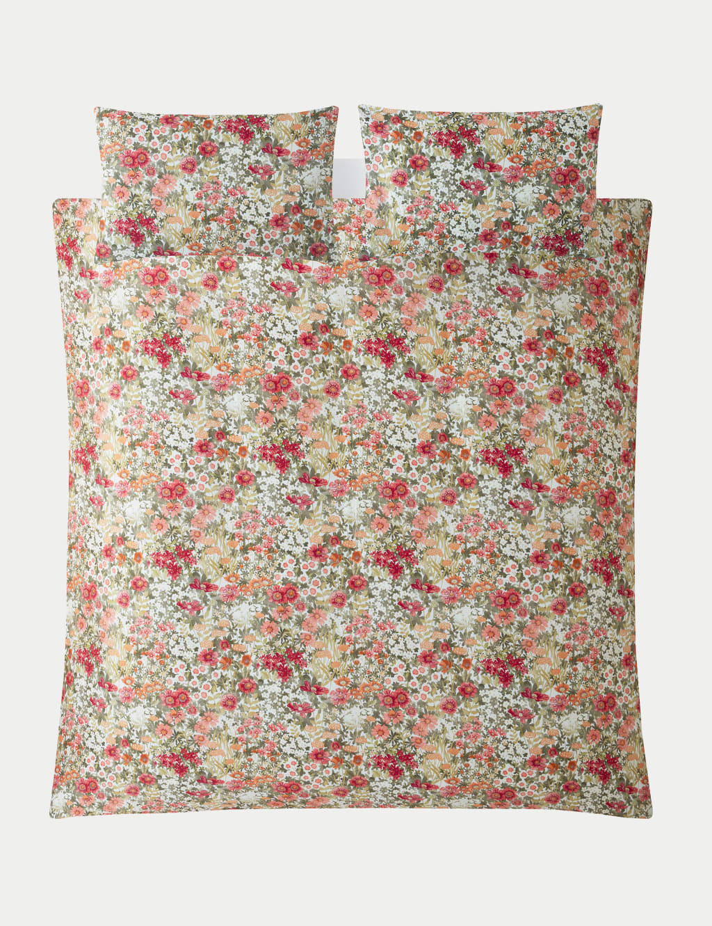 Pure Cotton Sateen Wallflower Bedding Set 6 of 9