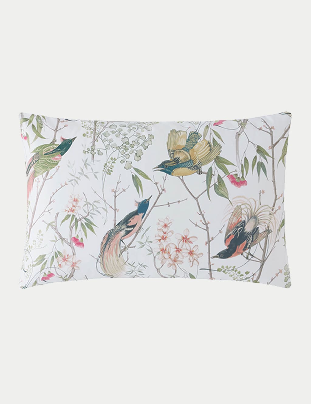 Pure Cotton Sateen Clavering Birds Bedding Set 8 of 8