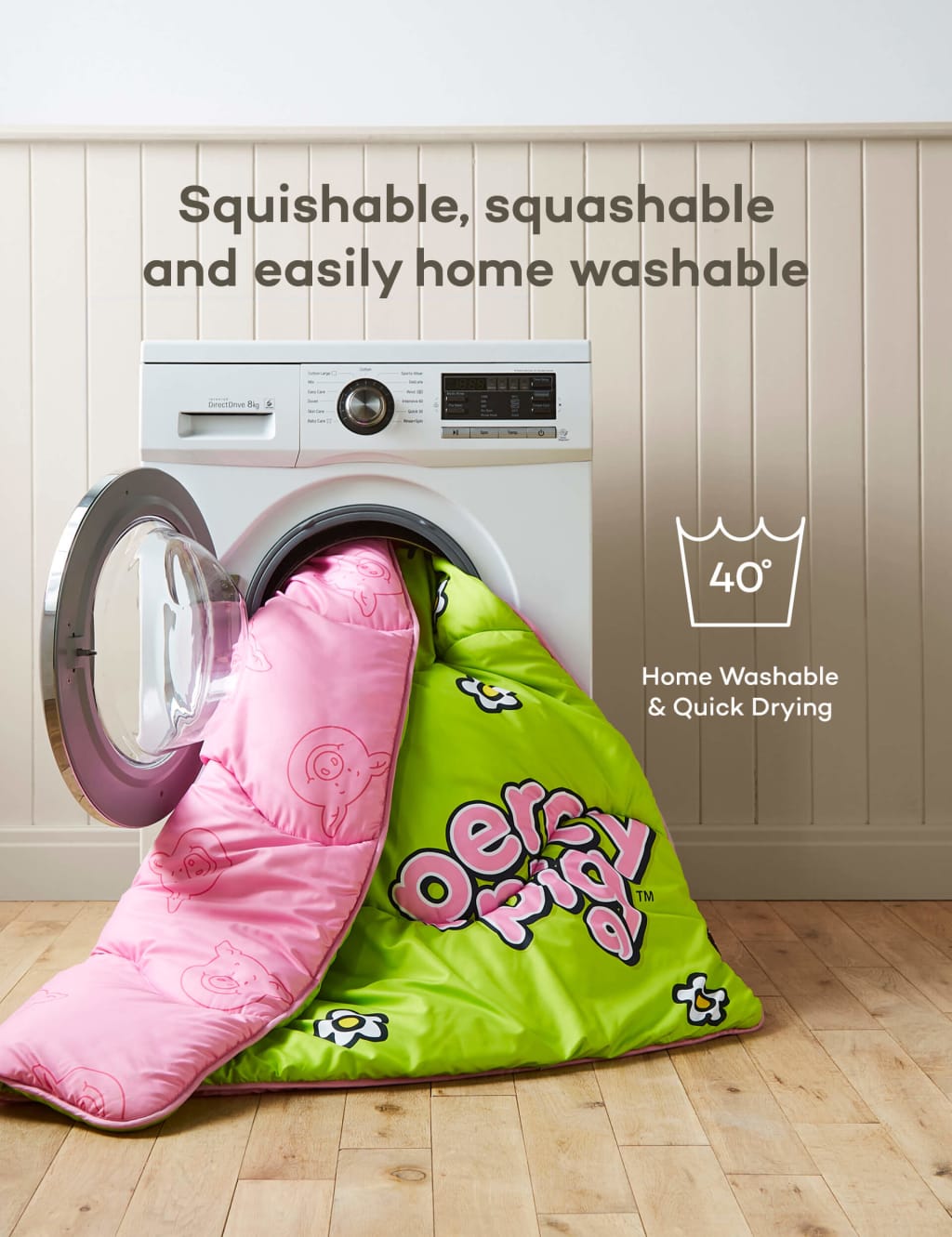 Percy Pig™ 10.5 Tog Coverless Duvet Set 3 of 8